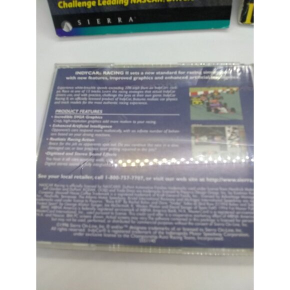 Vtg bundle set of 2 NASCAR Racing & Nascar Racing 2 PC Game CD-ROM - Picture 4 of 12
